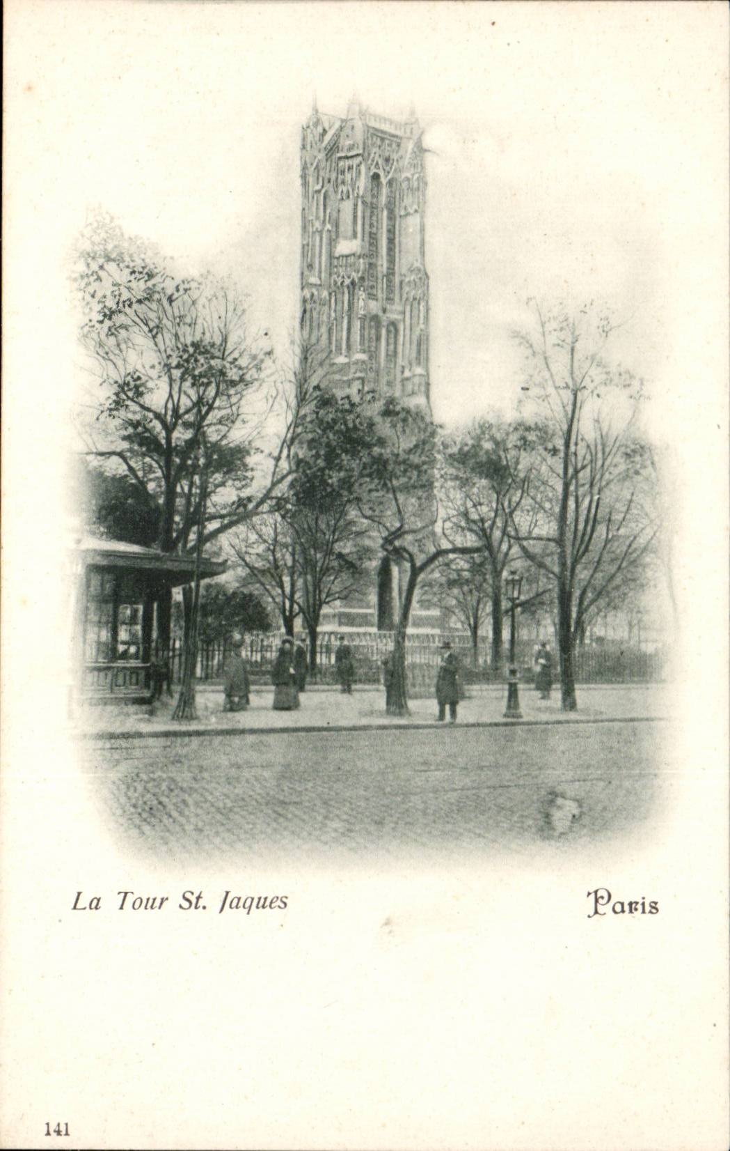 Paris 4 - Tour St Jacques CPA