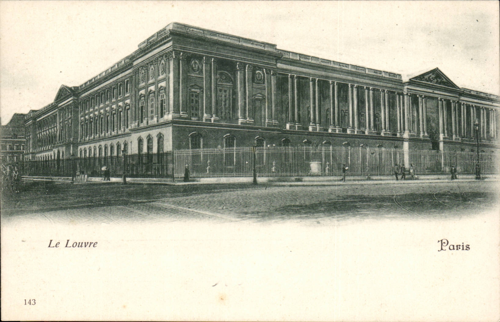 Paris 1 - Le Louvre CPA 