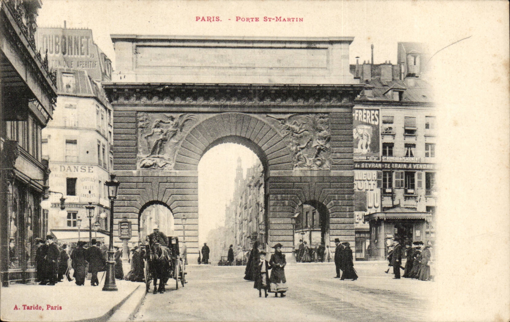 Paris 10 - Gate St Martin CPA