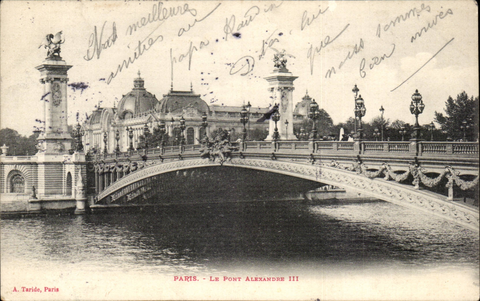 Paris 7 - The Bridge Alexandre III - CPA