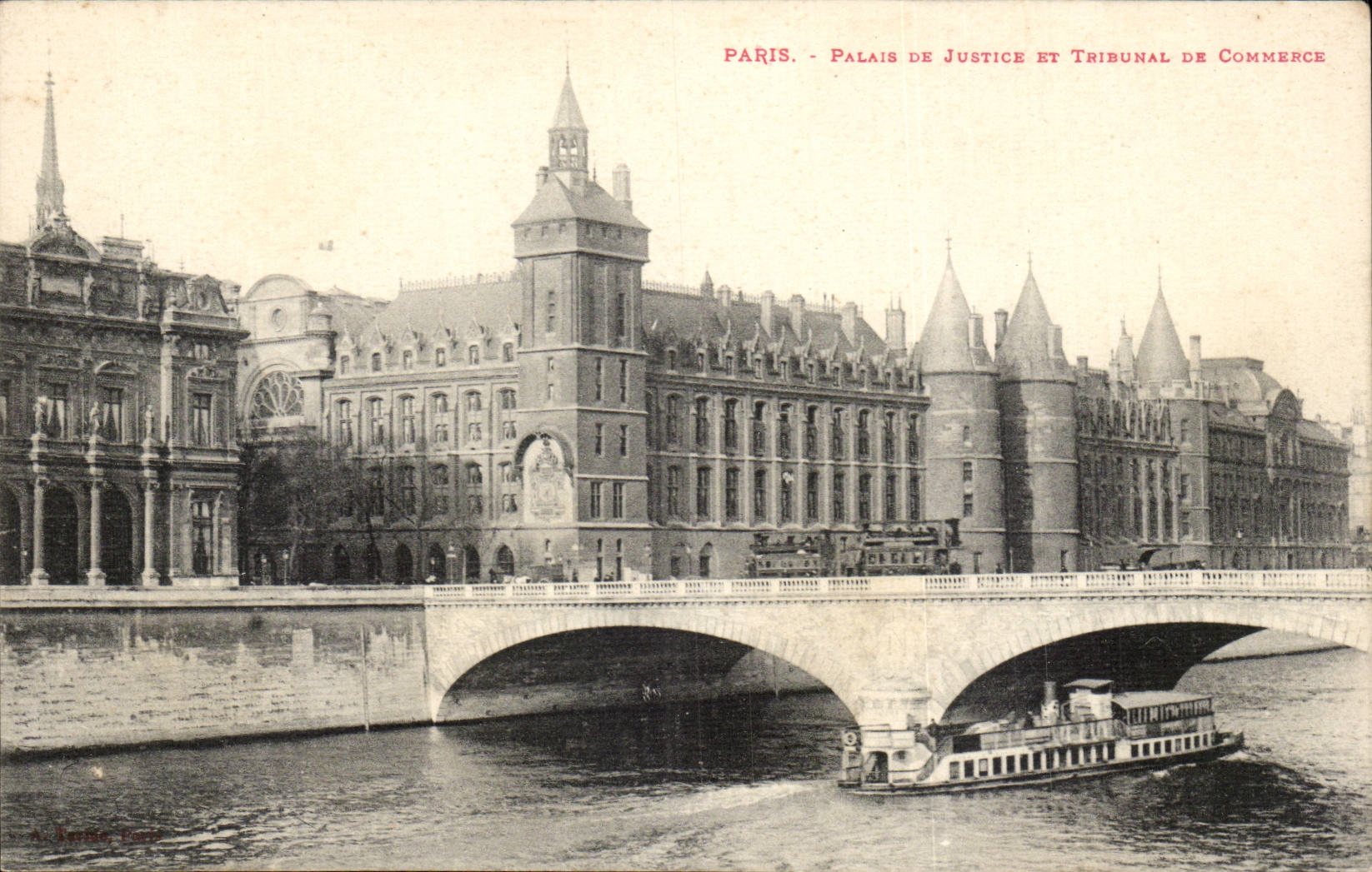 Paris 1 - Palais de Justice et Tribunal de Commerce - CPA 