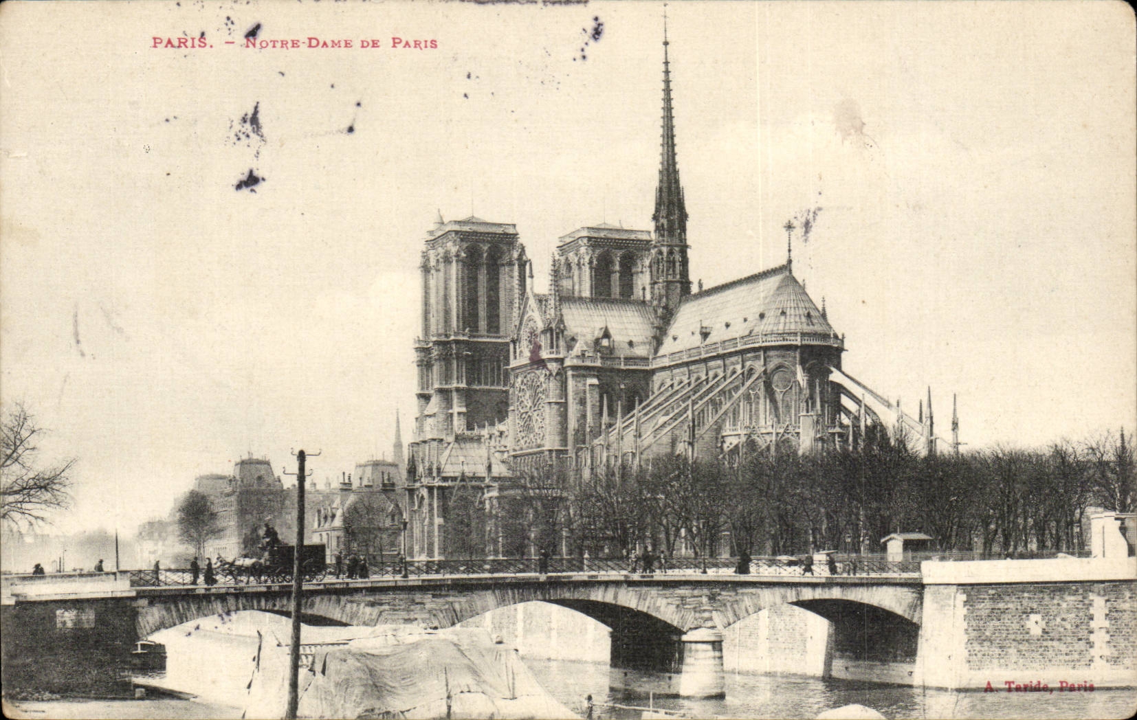 Paris 4 - Notre Dame de Paris - CPA 