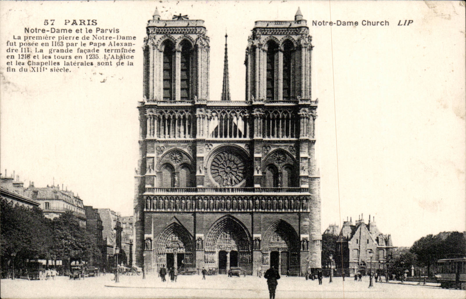 Paris - 4 - Notre Dame - CPA 