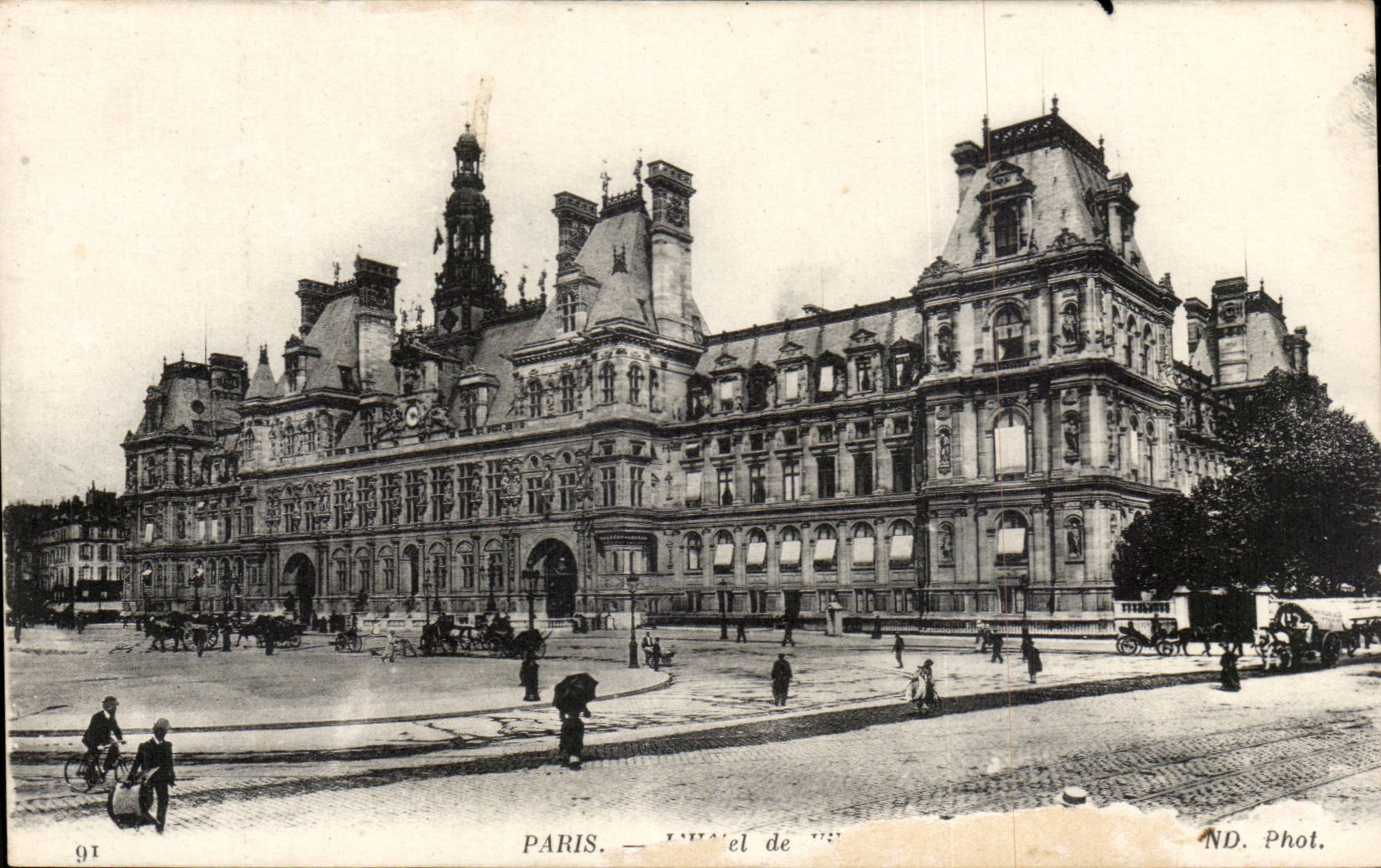 Paris - 3 - Town hall - CPA