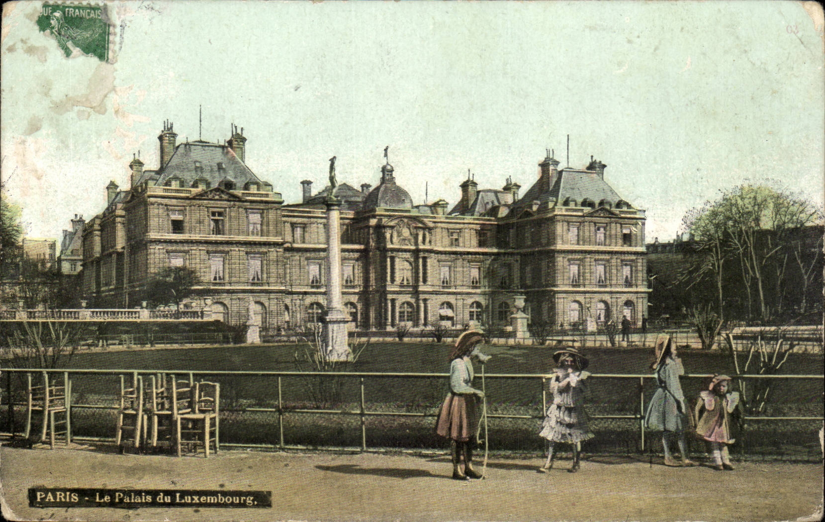 Paris CPA the palate of Luxembourg