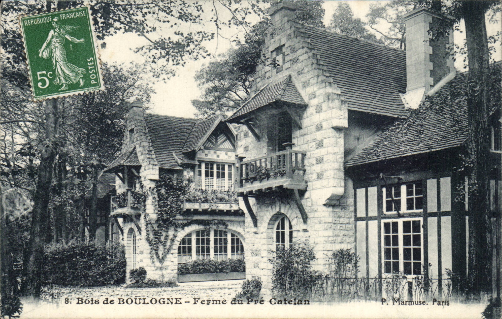 CPA Bois de Boulogne Ferme du PRe Catelan