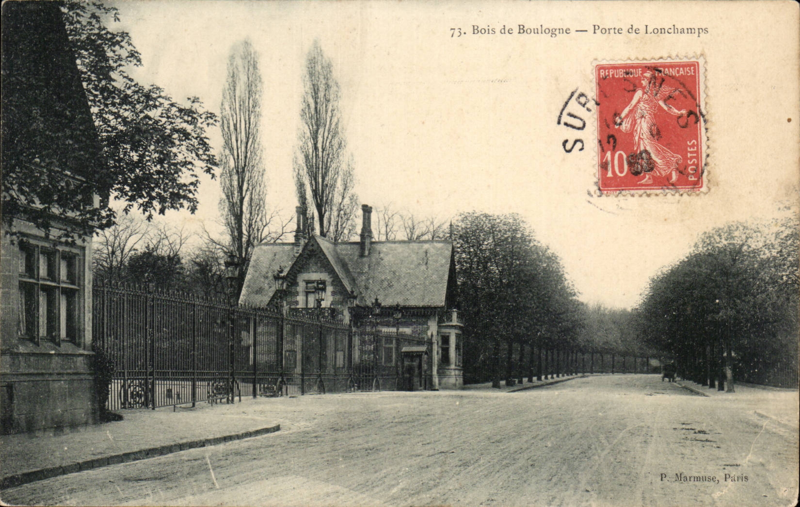 CPA Bois de Boulogne Porte de Longchamps