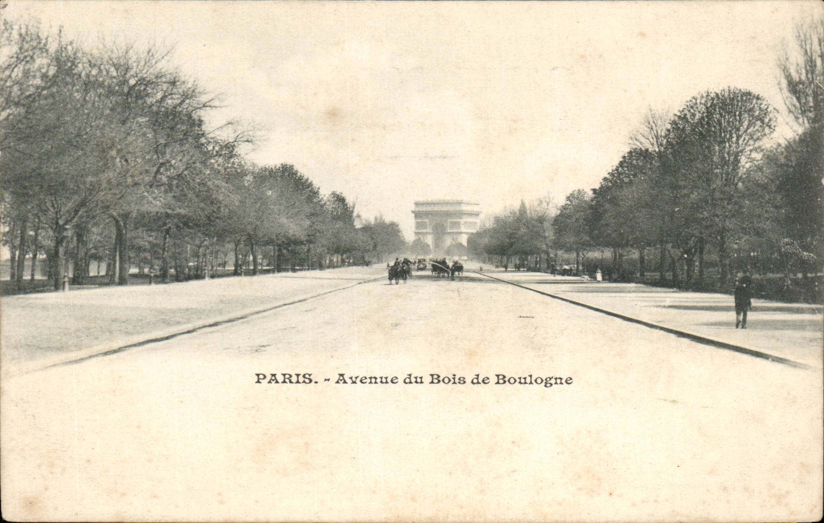 Paris CPA Which occurred of the Bois de Boulogne