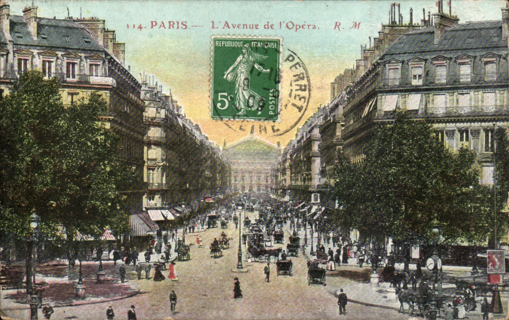 Paris CPA L'avenue de l'opera
