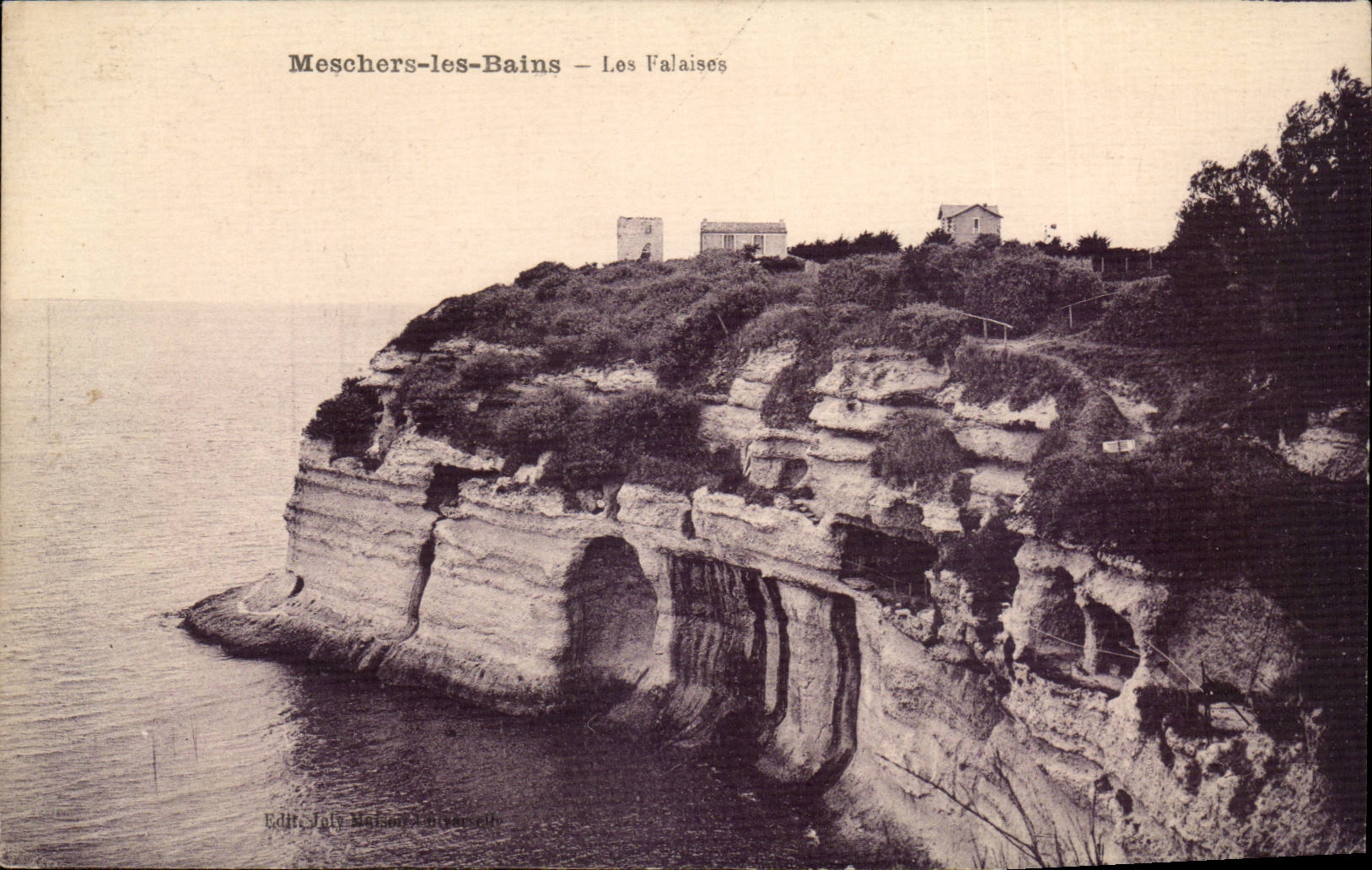 Meschers les Bains CPA cliffs