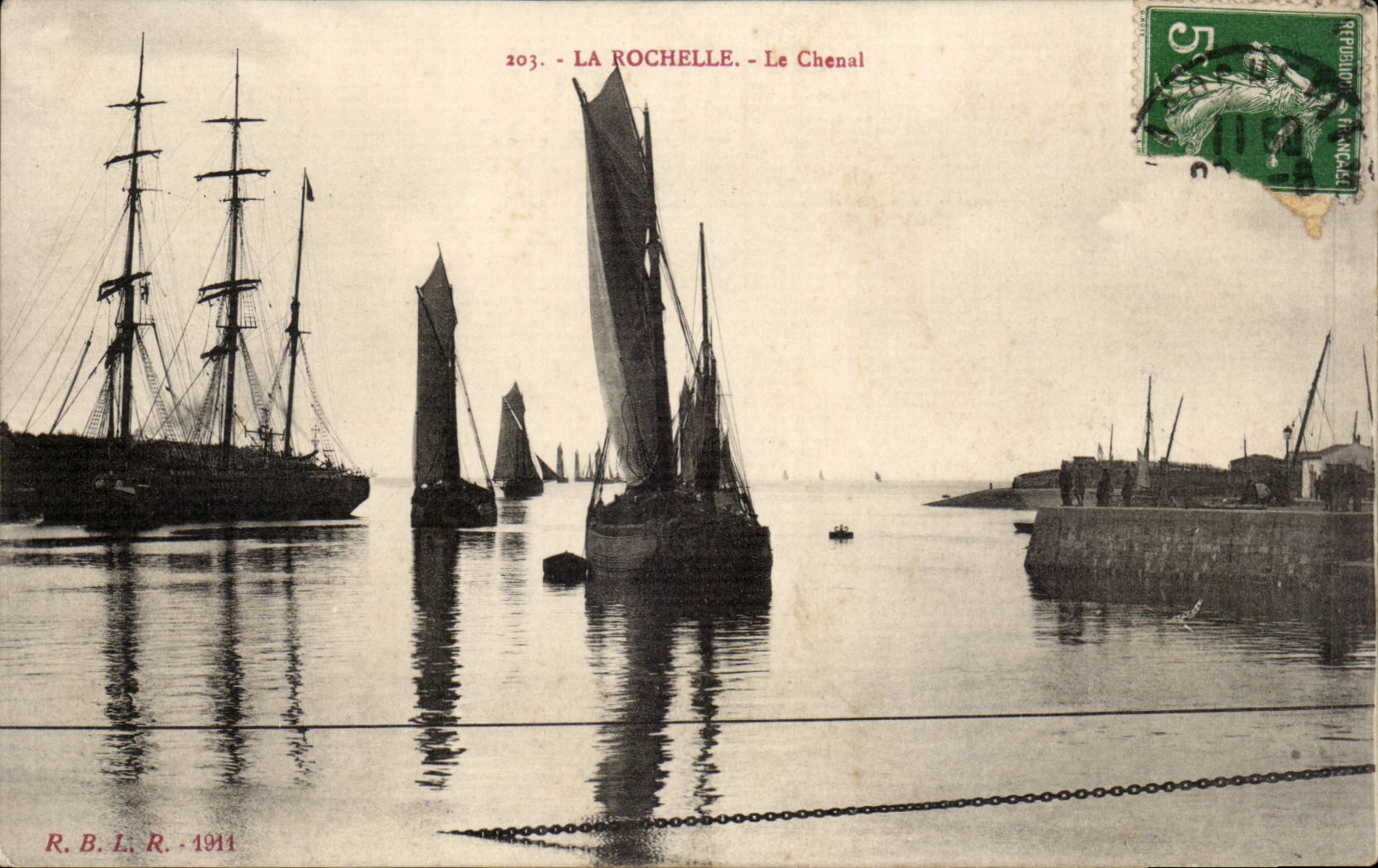 La Rochelle CPA der Kanal