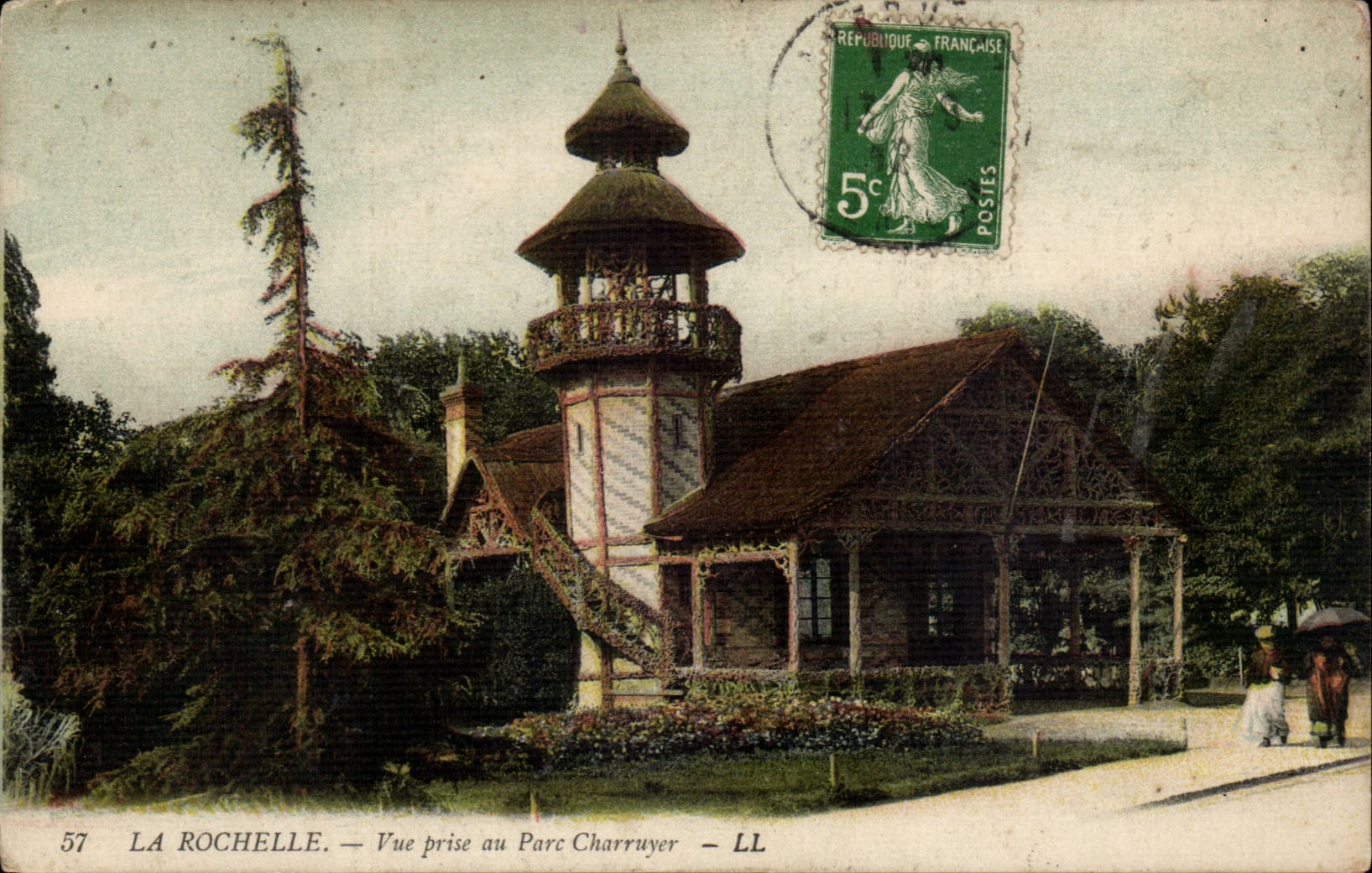 La Rochelle CPA gesehen vom Charruyer Park