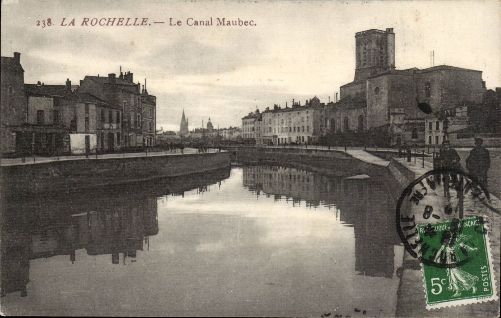 La Rochelle CPA der Maubec Kanal