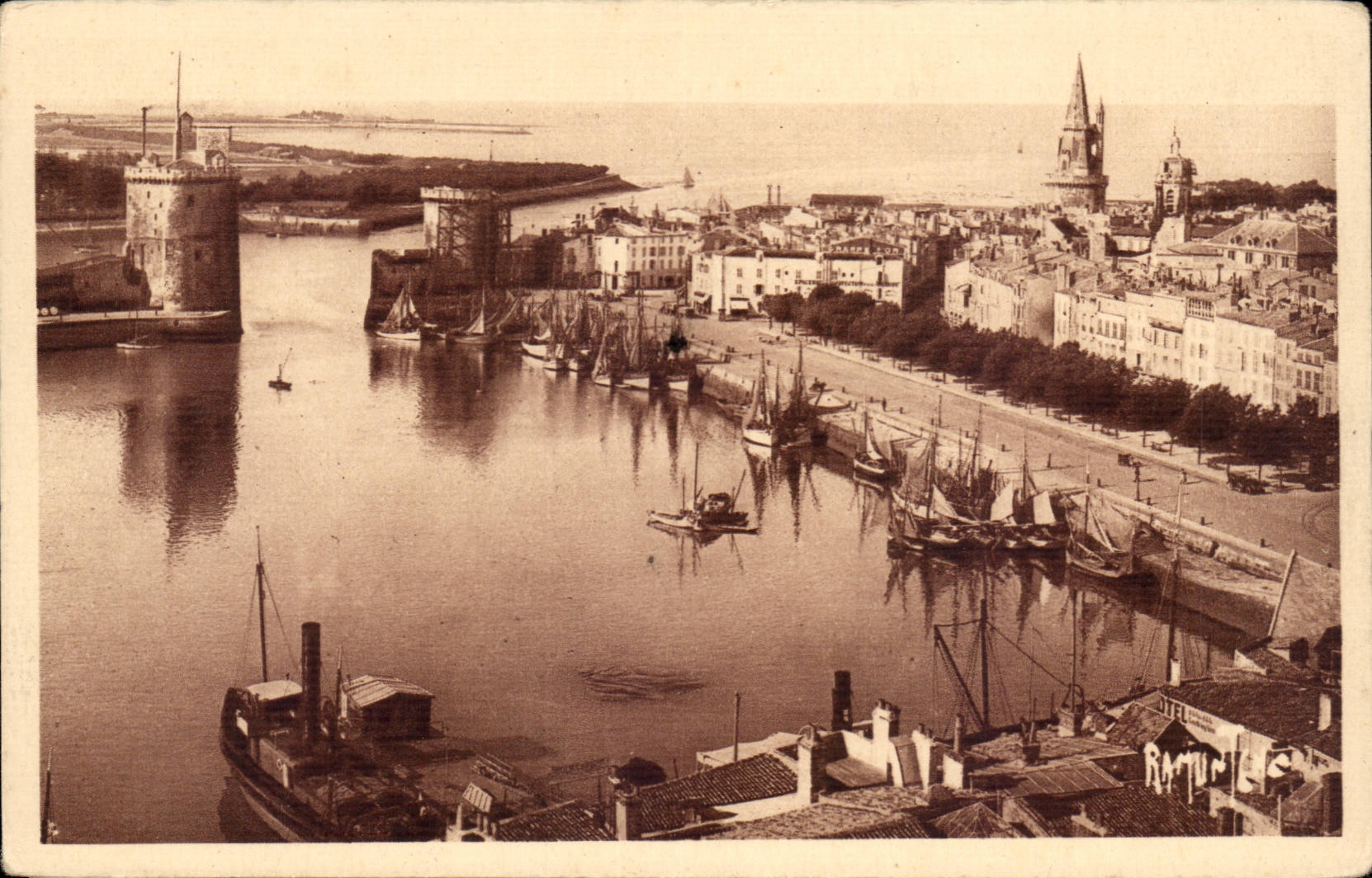 La Rochelle CPA der Hafen