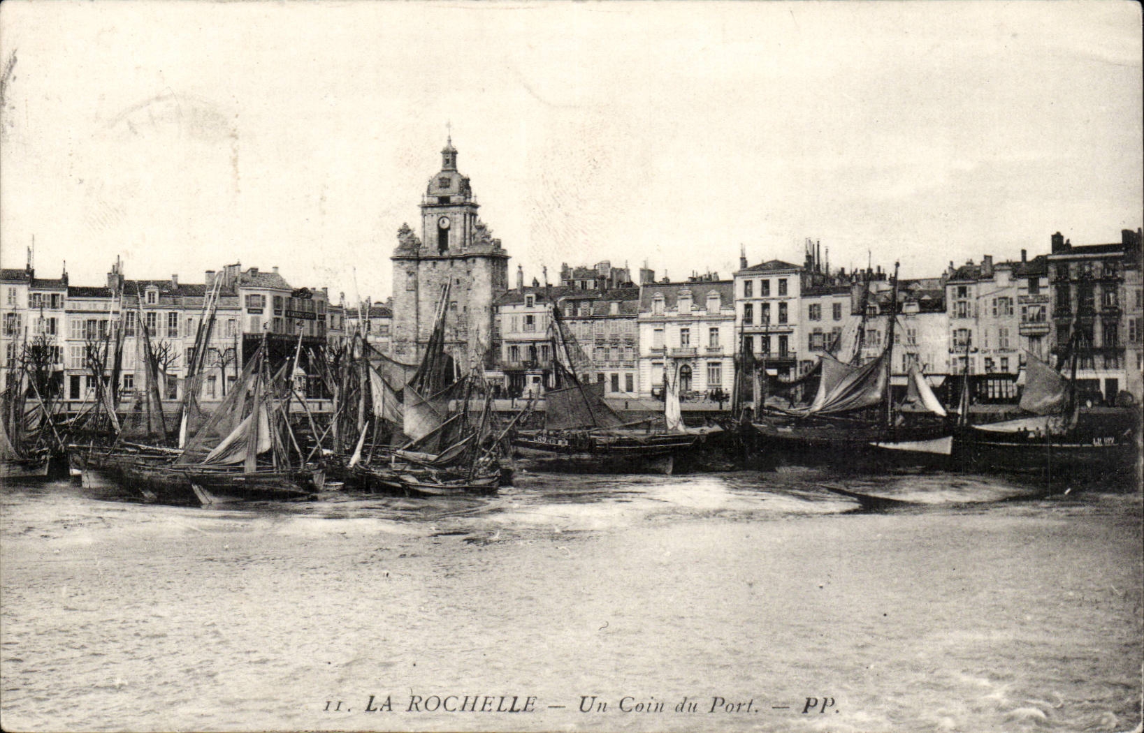 La Rochelle CPA eine Ecke des Hafens
