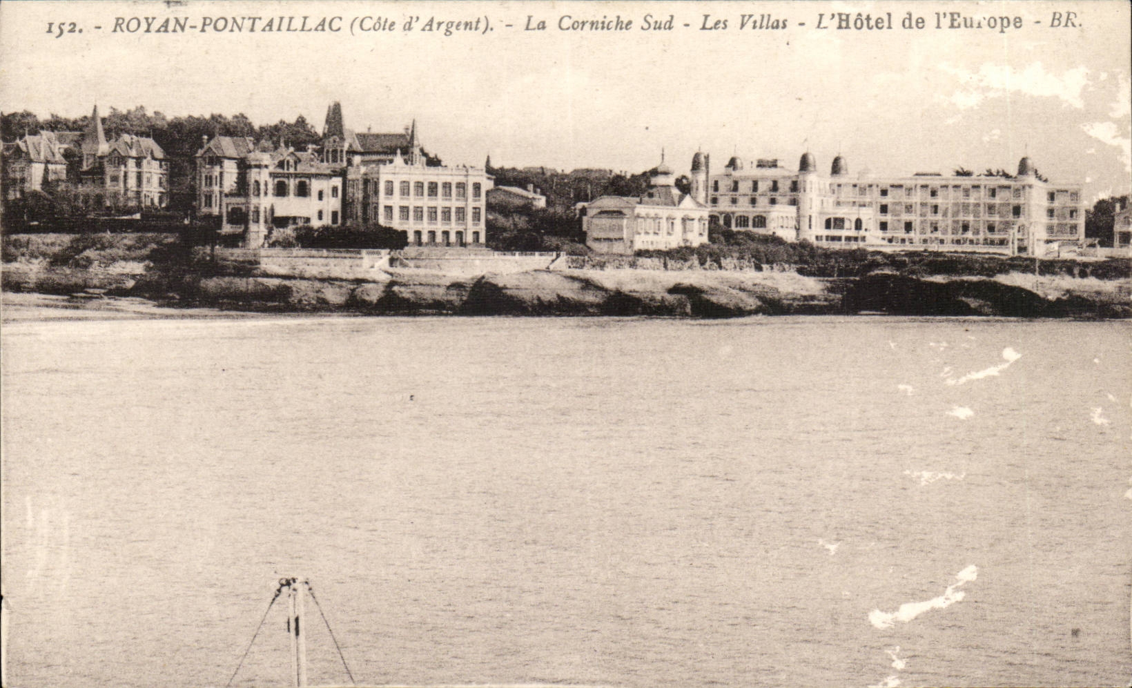 Royan Pontaillac CPA die sudlichen Gesimslandhauser das Hotel von Europa