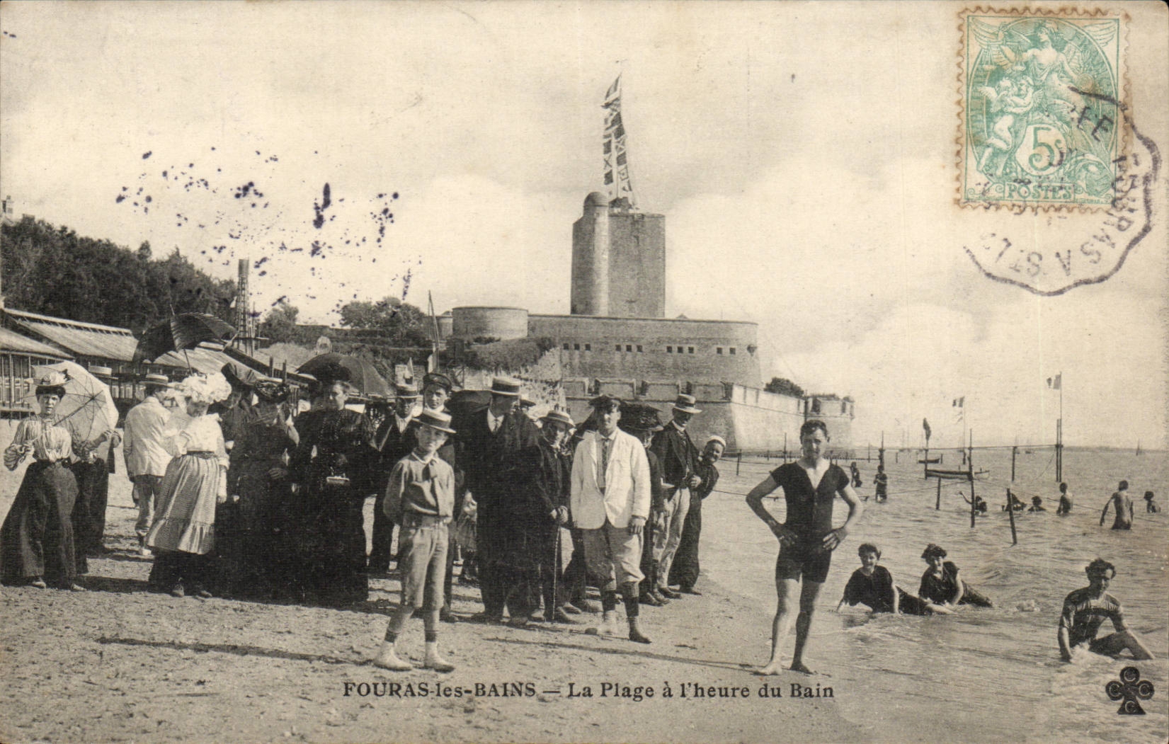 Fouras CPA the beach per hour of the bath