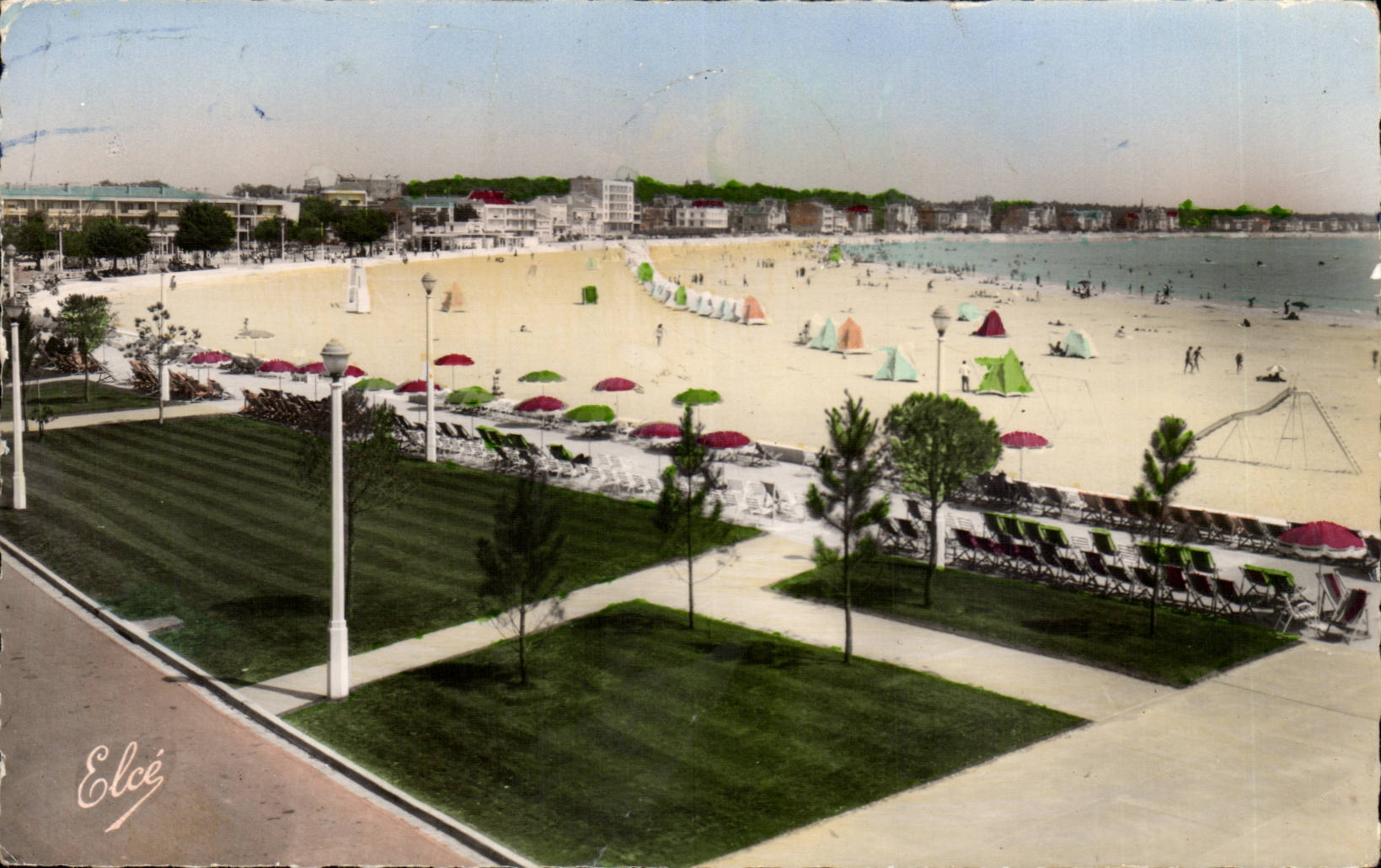 Royan Pontaillac CPA der neue Strand