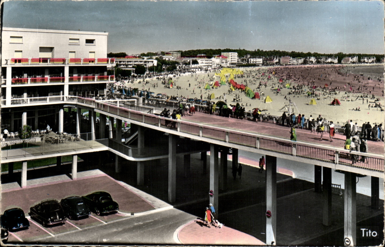 Royan MODERNE KARTE der Bock des Strandes