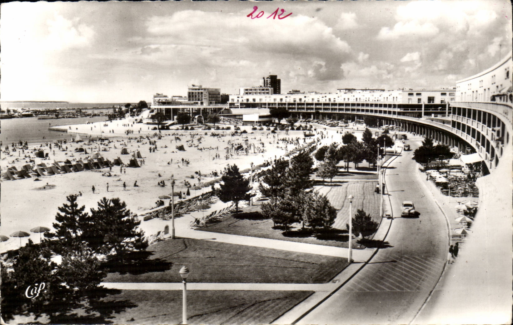 Royan CPA der Strand in Richtung zum Kasino