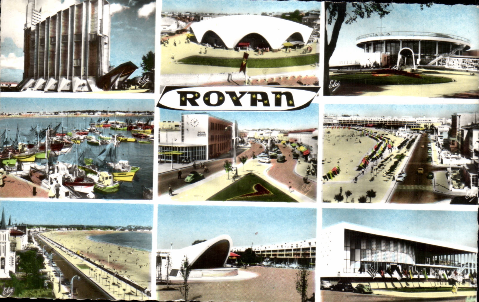 Royan CPA die Kirche der Porthauptstrand