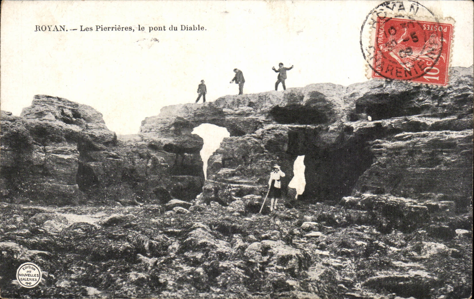 Royan CPA Pierrieres die Brucke des Teufels