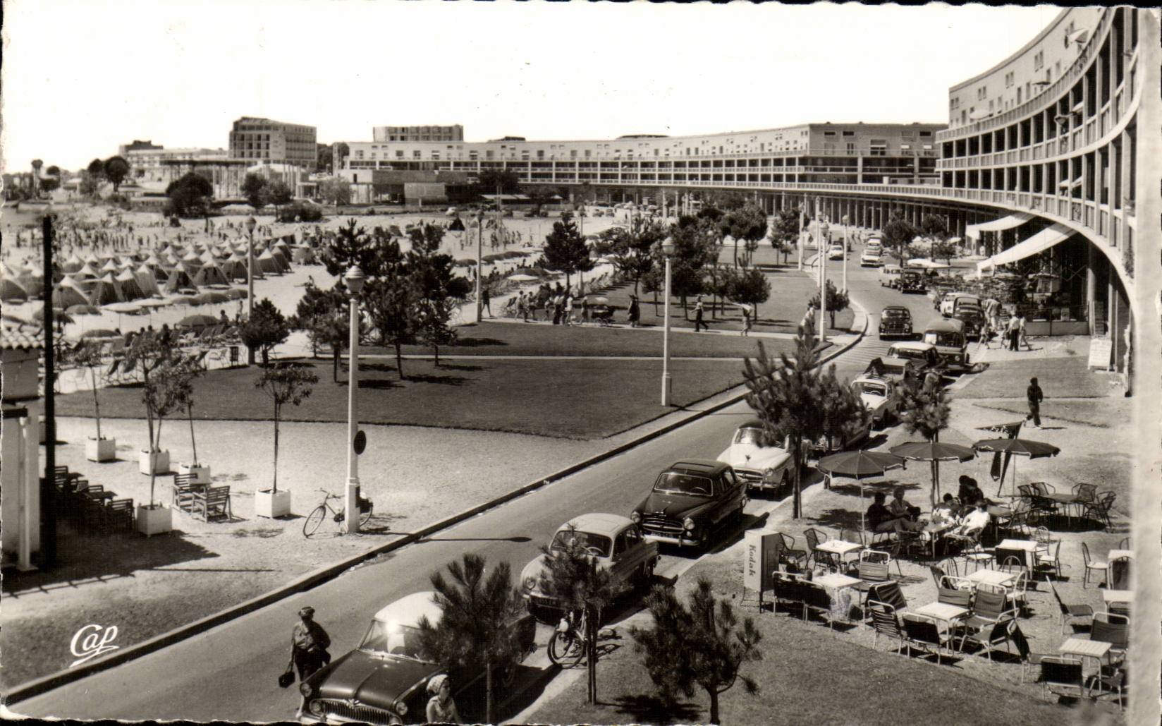 Royan MODERNE KARTE die Seefrontseite