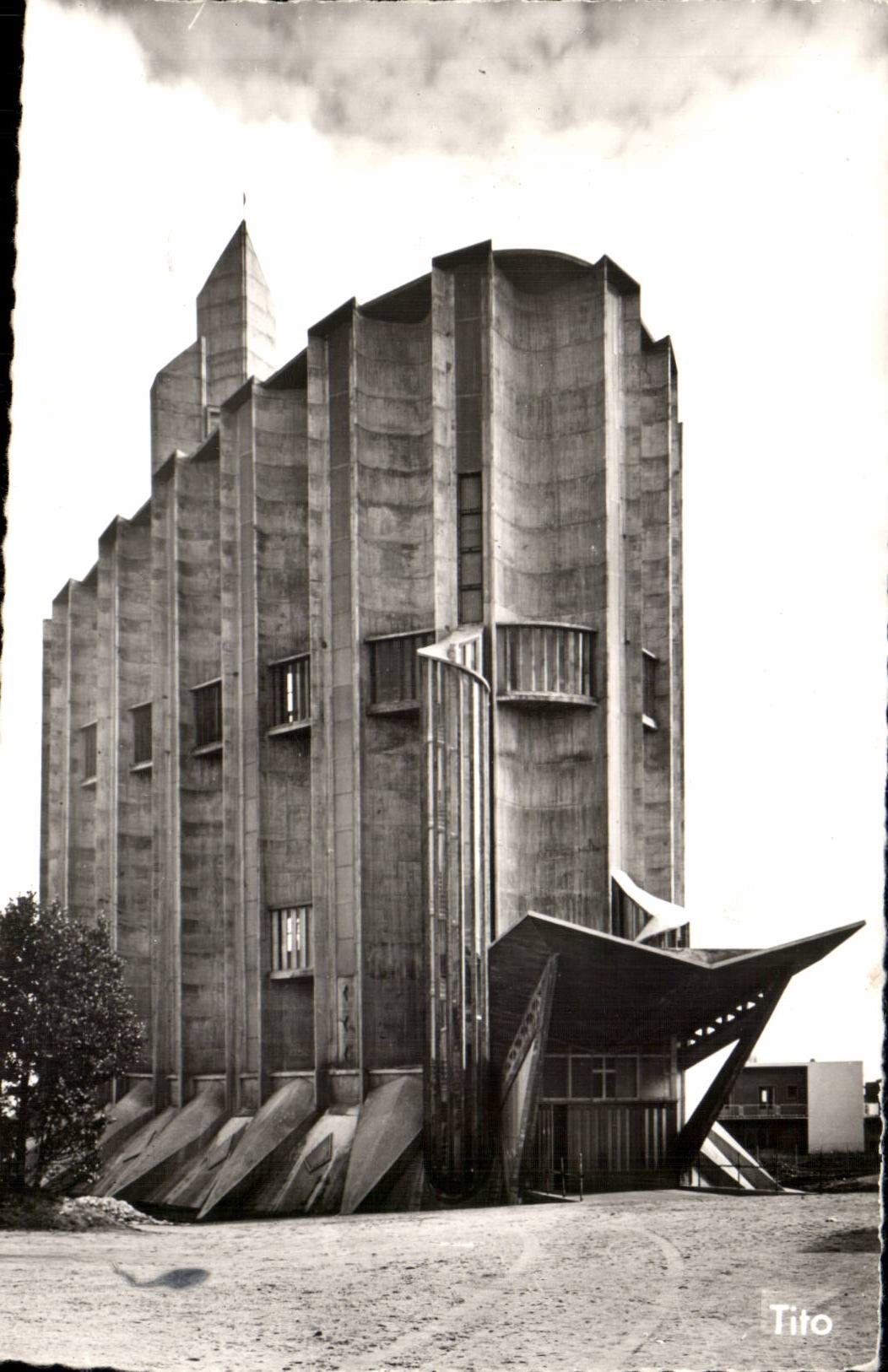 Royan MODERNE KARTE westliches Mass der Kirche unsere Dame