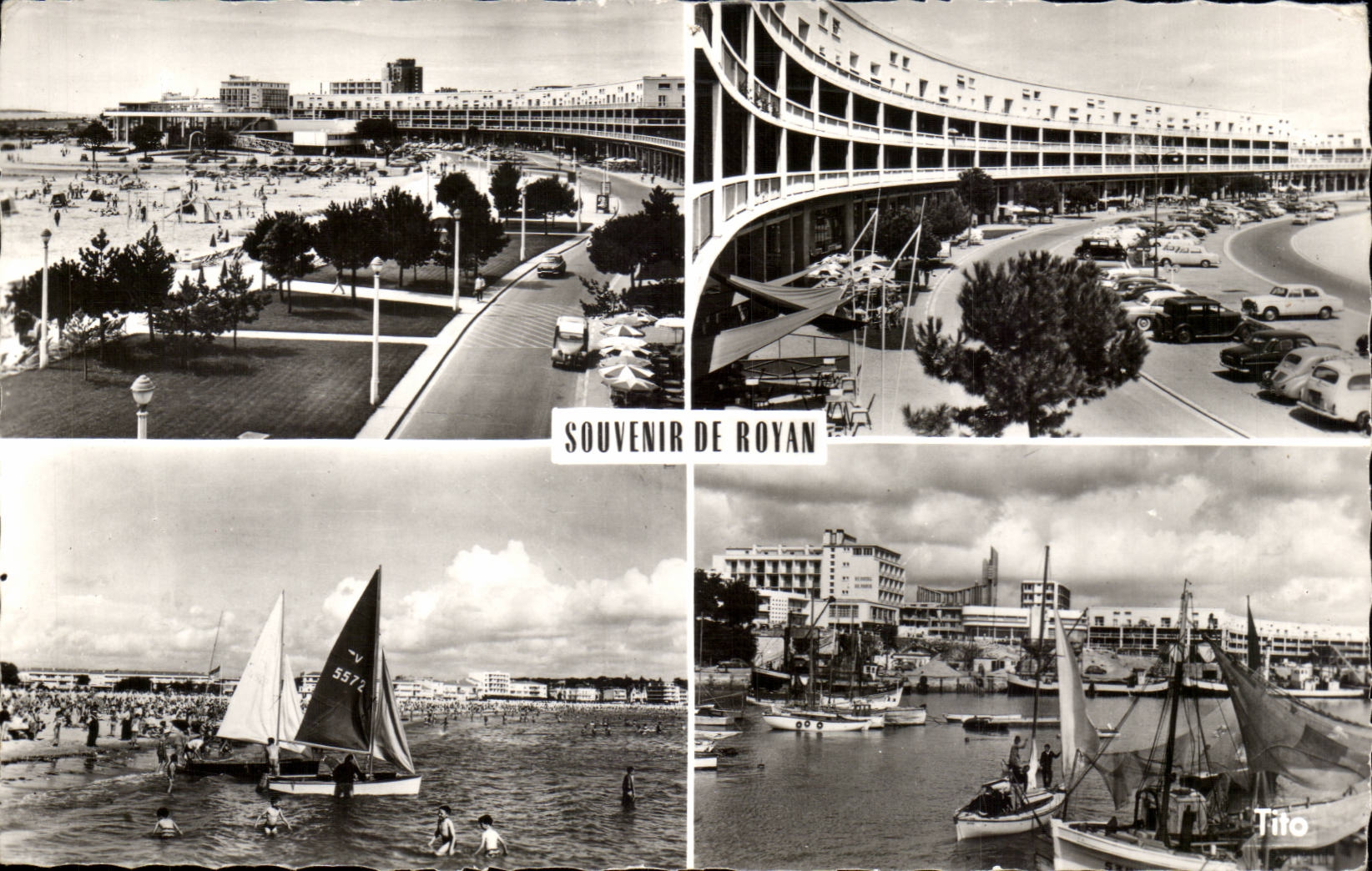 Royan MODERNE KARTE Andenken