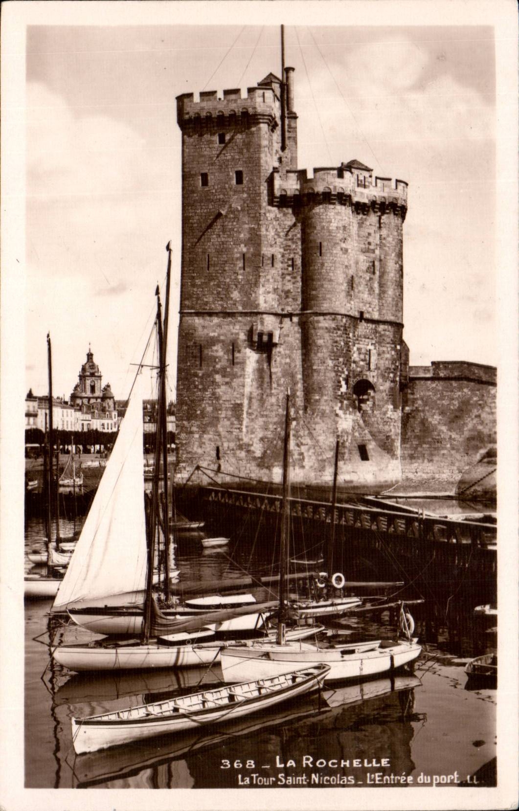 La Rochelle CPA das Aufsatz heilige Nicolas-Hereinkommen des Hafens