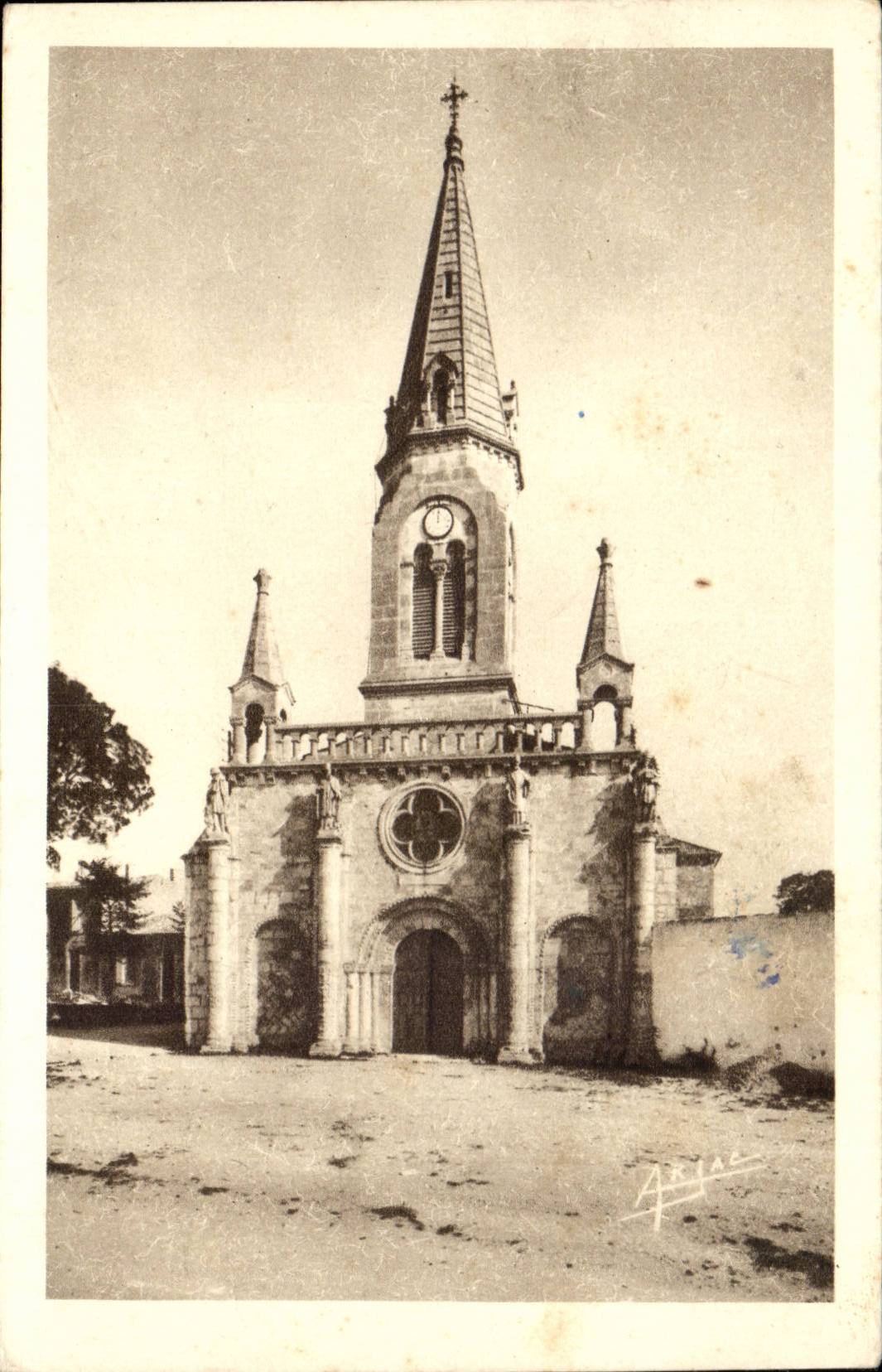 Island of Oleron - Saint Denis - the Church - CPA