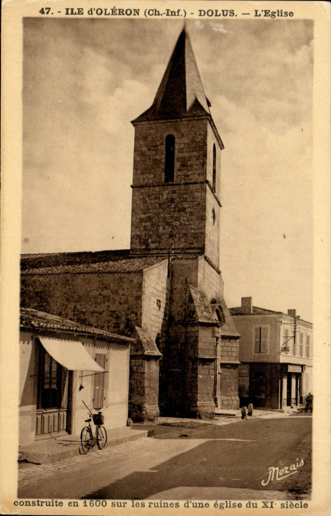 Island of Oleron - Dolus - the Church - CPA