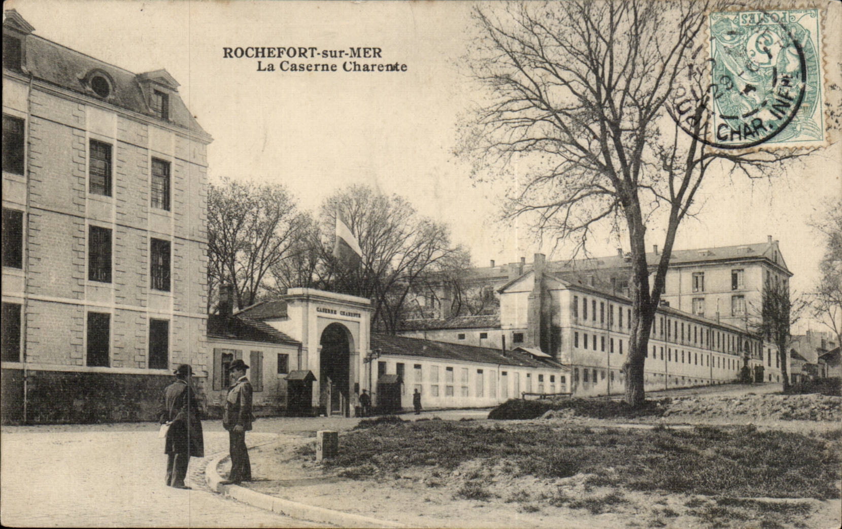 Rochefort on Sea - the Charente Barracks - CPA