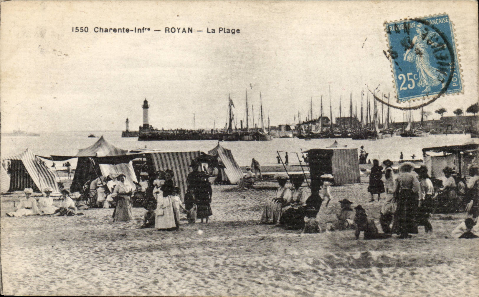 Royan - der Strand - CPA