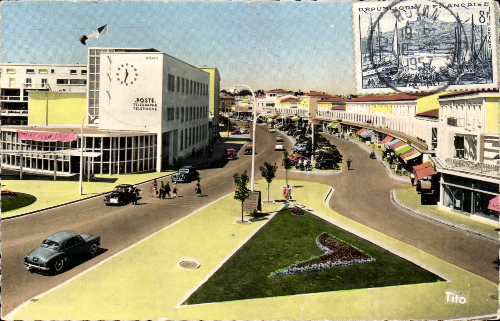 Royan - Strasse der Republik - CPA