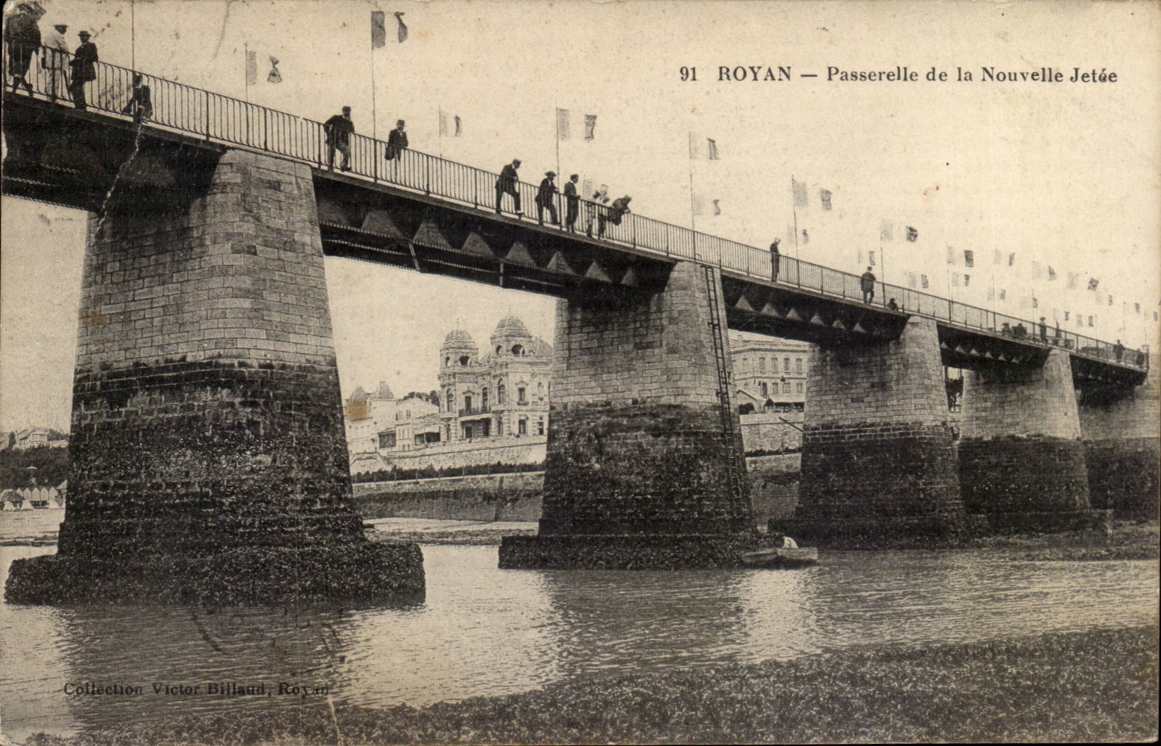 Royan - Steg des neuen Piers - CPA