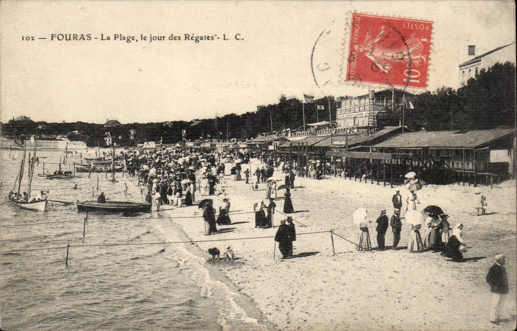 Fouras - der Strand - der Tag der Regattas - CPA