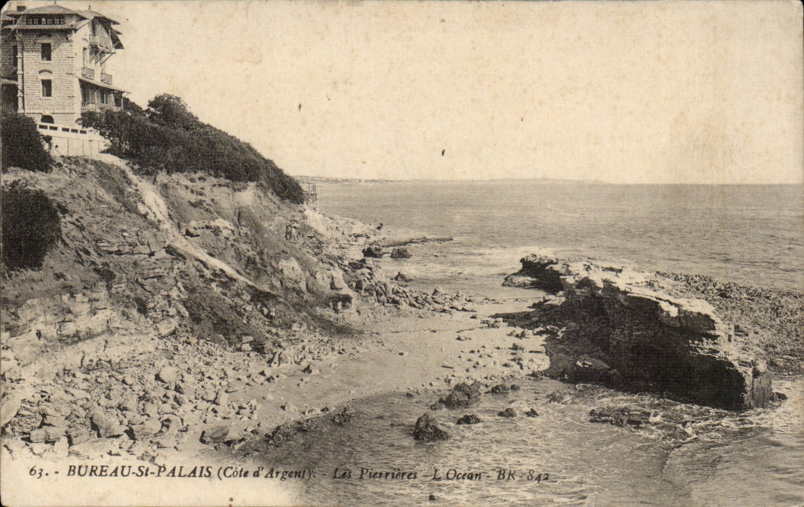 Office St Palates - Pierrieres - the Ocean - CPA