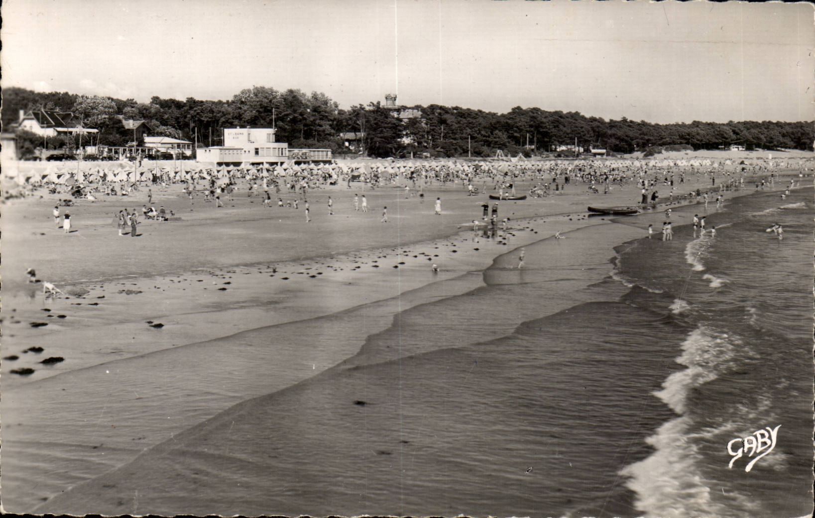 Saint Georges de Didonne CPA the beach