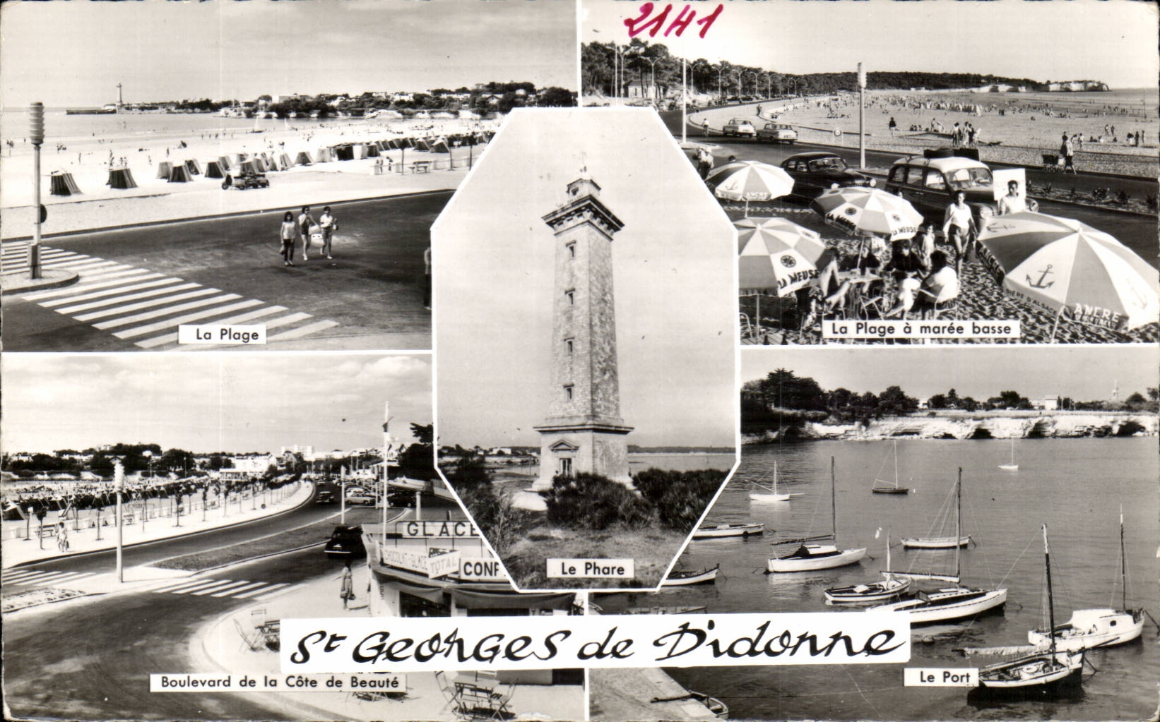 Saint Georges de Didonne MODERN CARD (headlight)