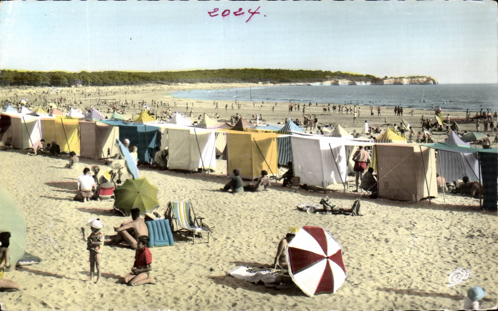 Saint Georges de Didonne cPA the beach