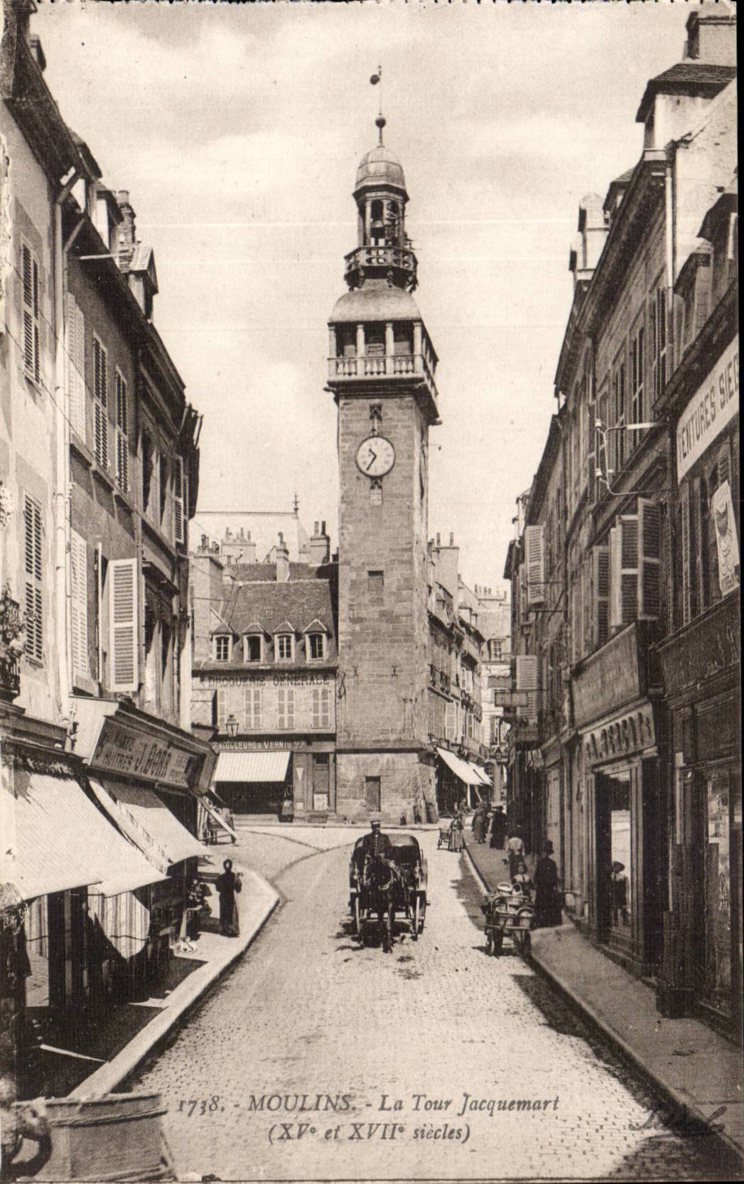 Moulins CPA the Jacquemard tower