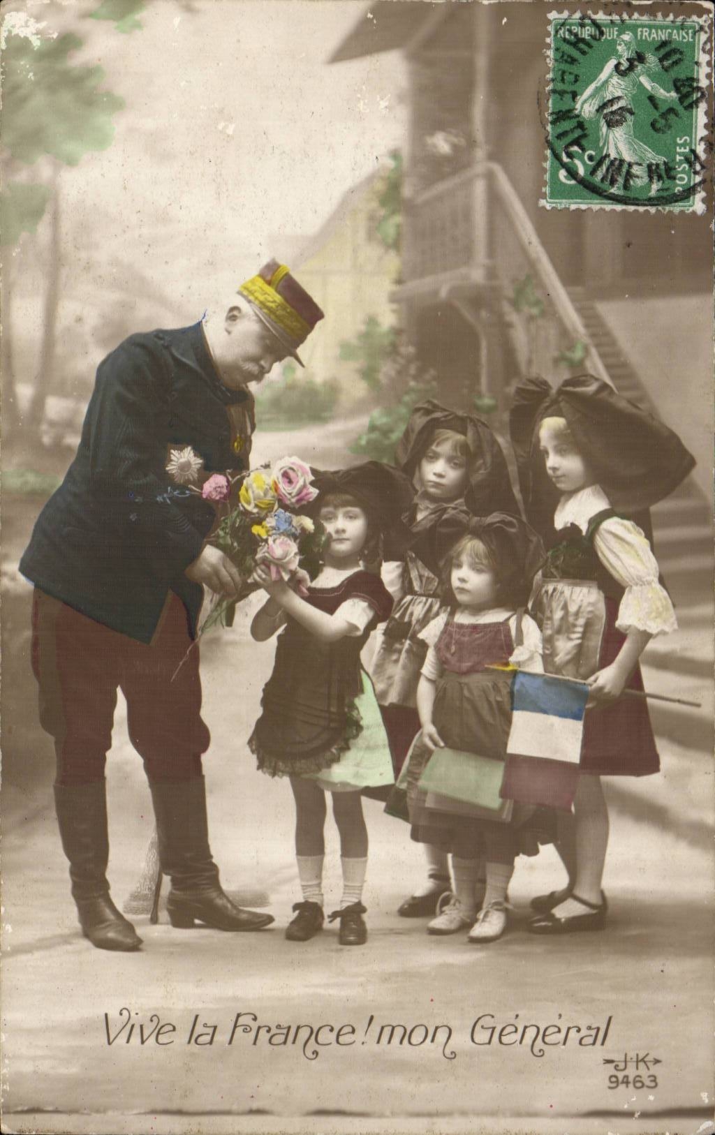 CPA Militaria Lives France my general (Alsace Lorraine)