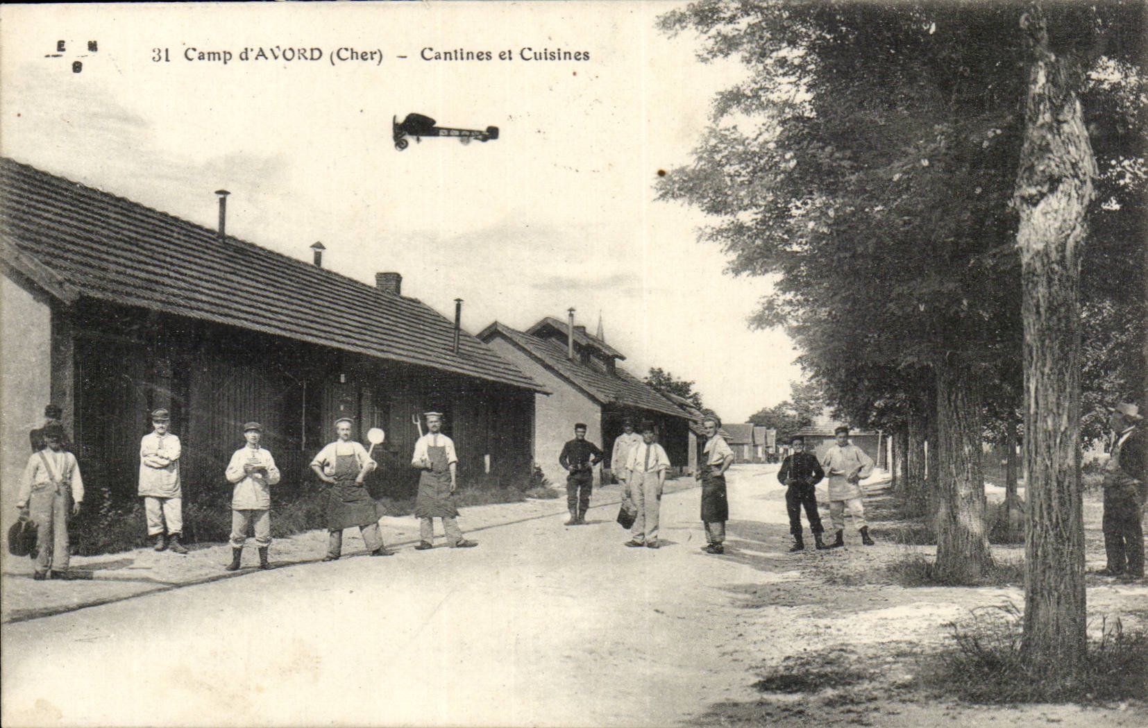 CPA Militaria Camp of Avord Canteens and kitchens