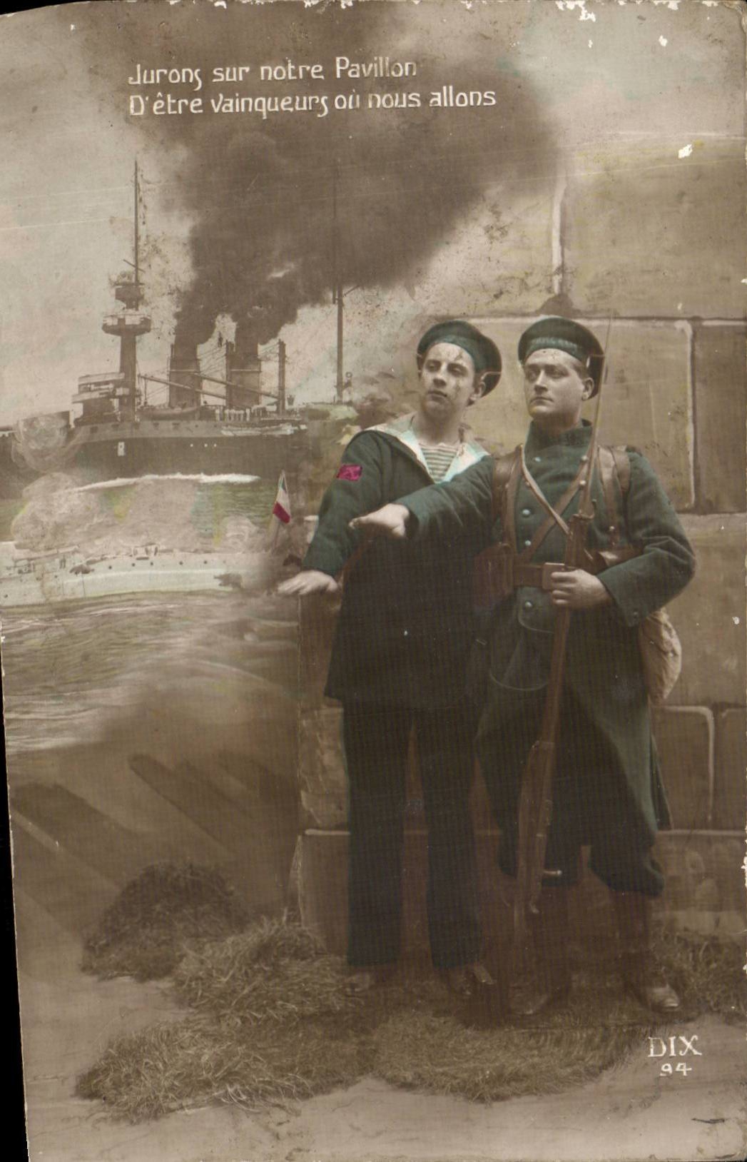 CPA Militaria Swearwords on our house (boat)