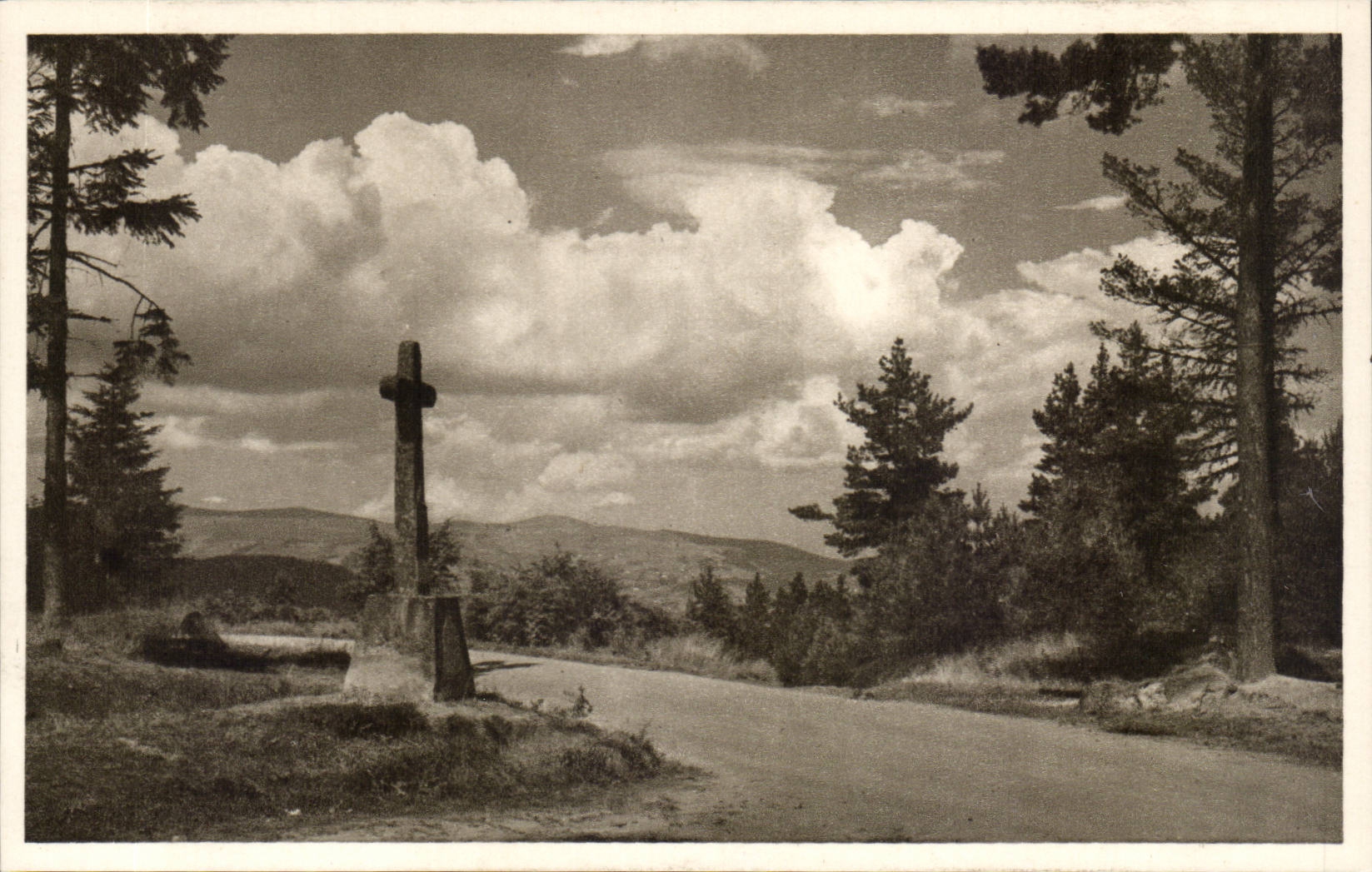 CPA On the road of the Linen