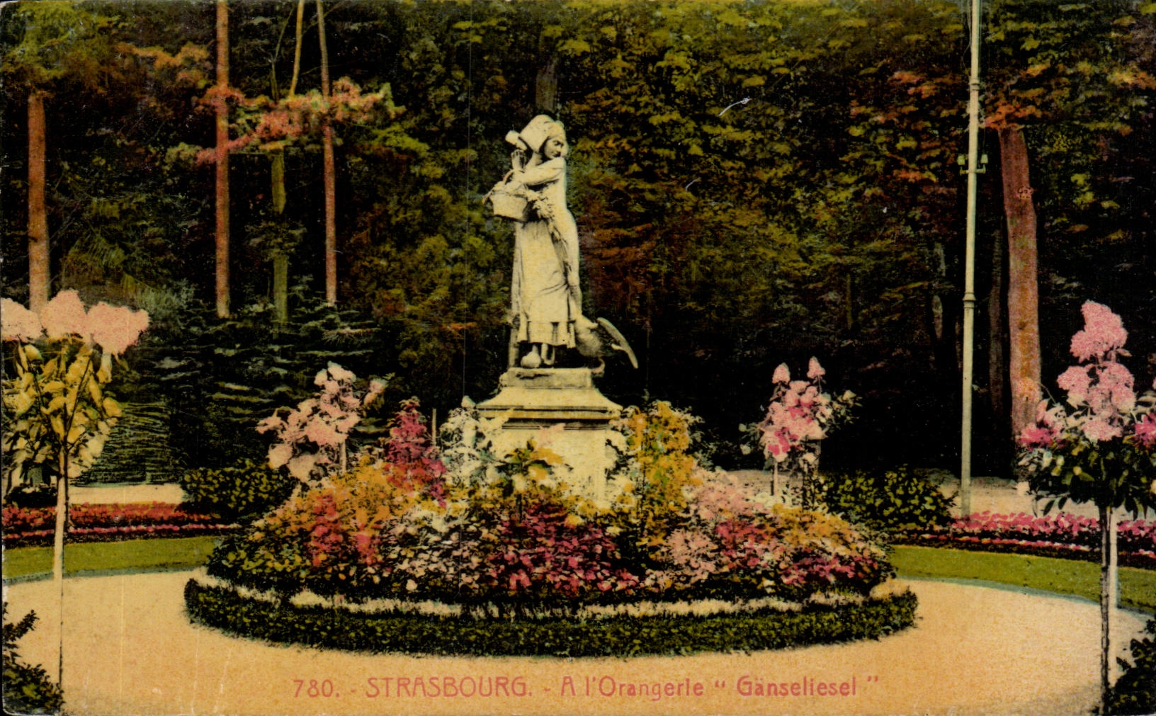 CPA Strasbourg with the Ganseltesel orangery