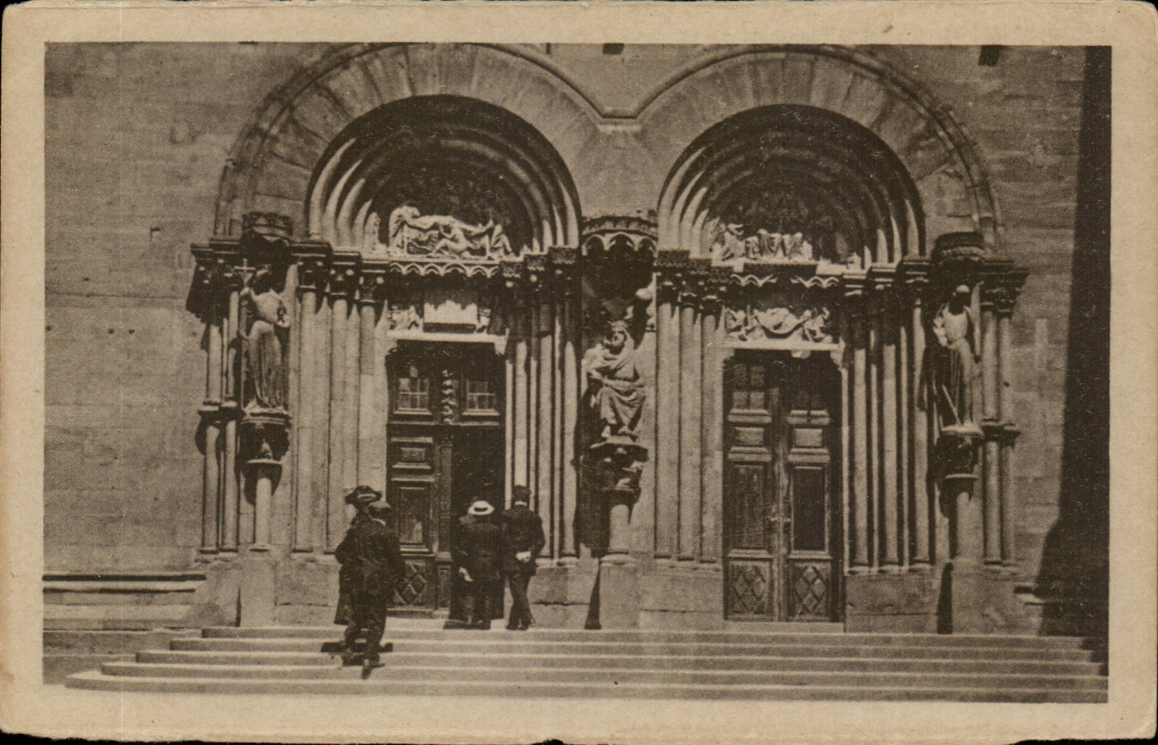 CPA Strasbourg Cathedral southern Gate