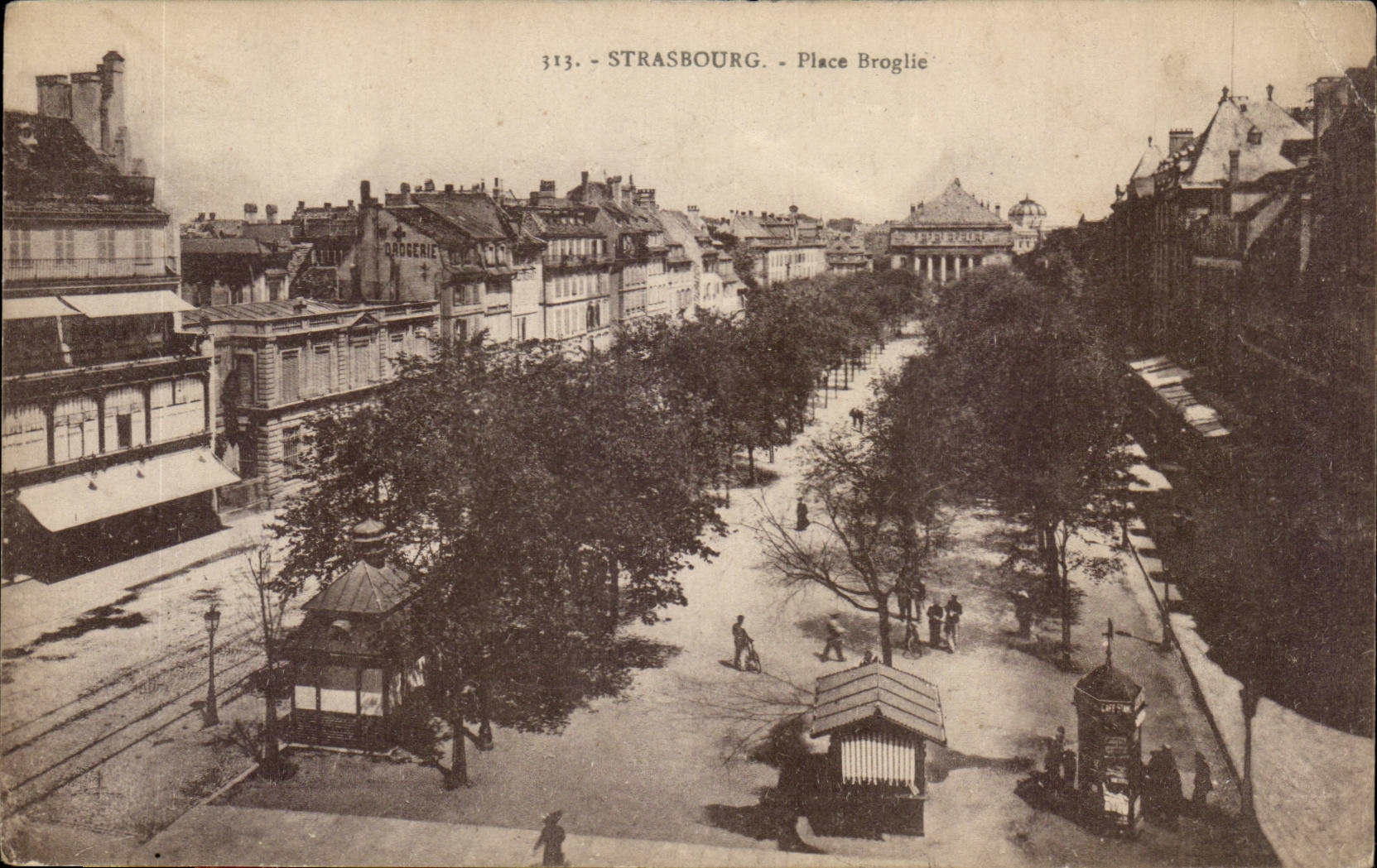 CPA Strasbourg Places BRoglie