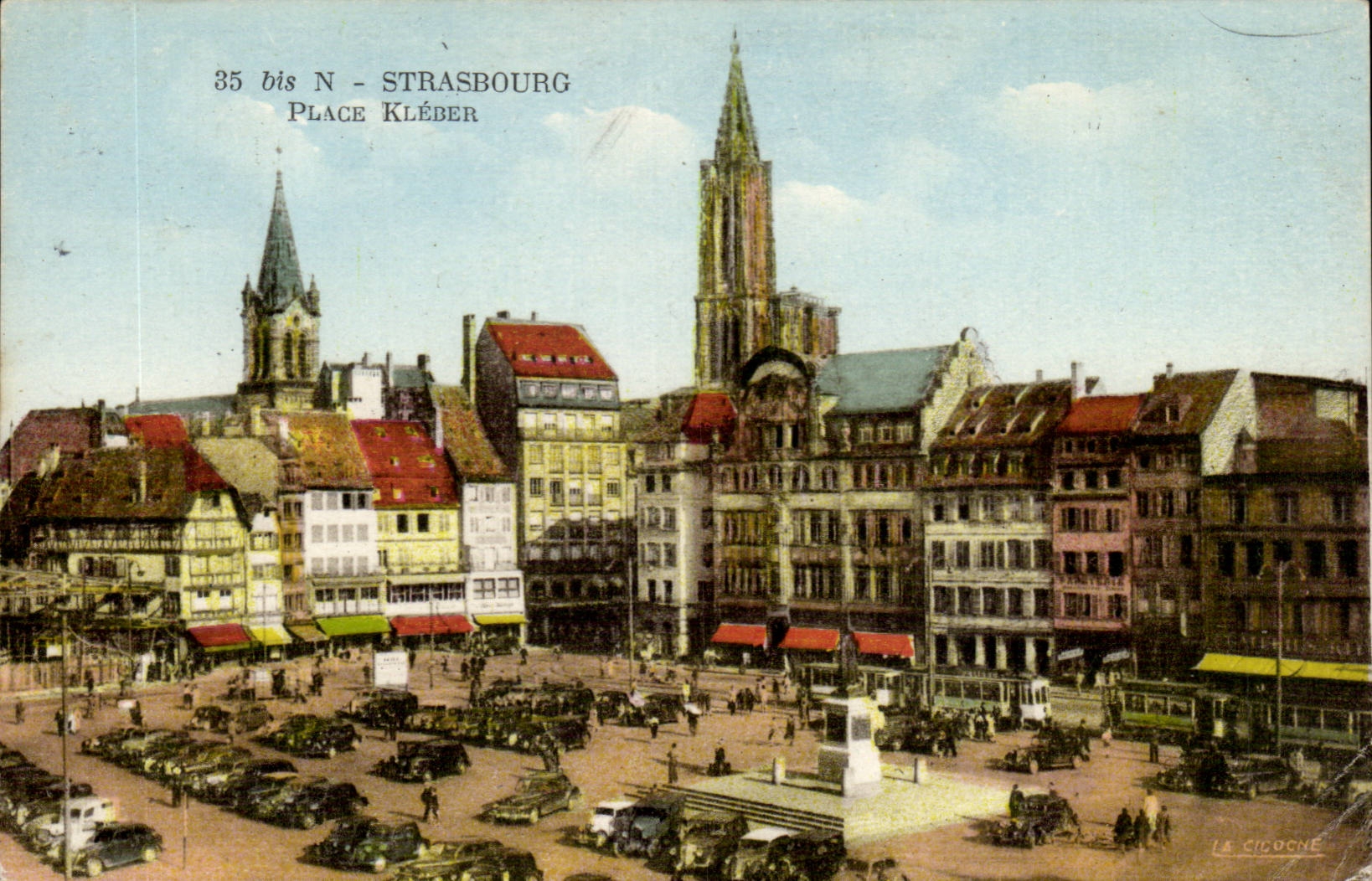 CPA Strasbourg Places Kleber